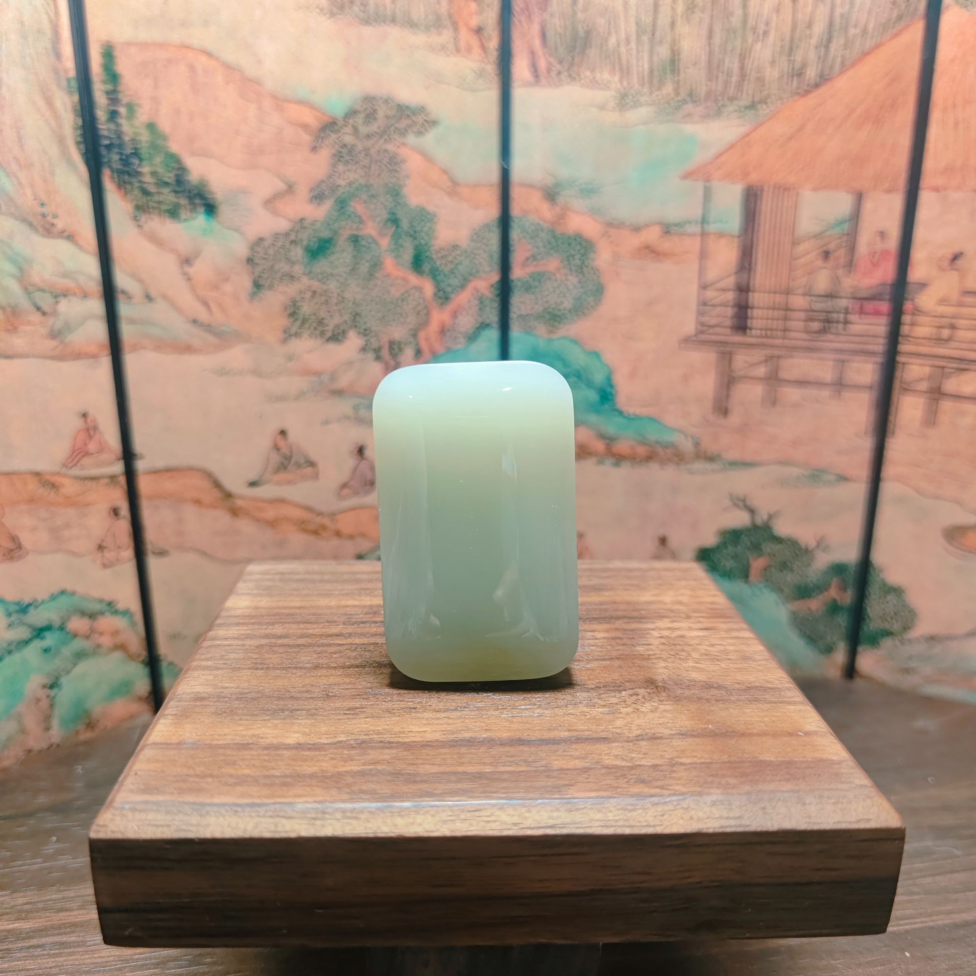 A和田玉无事牌吊坠0887