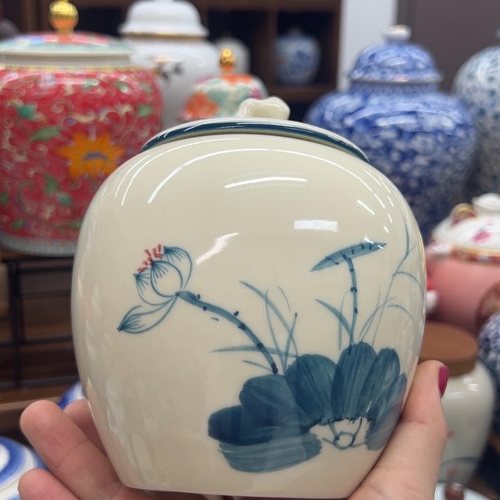 瓷片茶叶罐茶叶罐