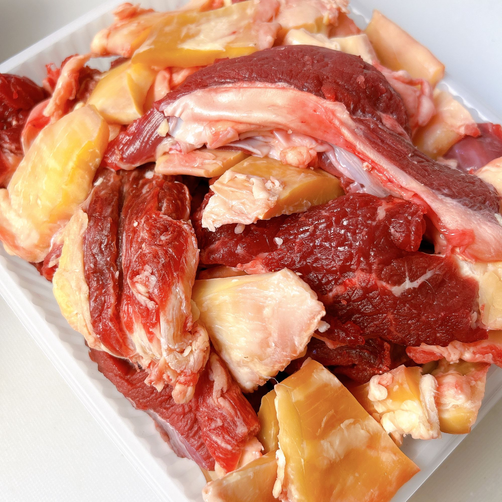 锡林浩特草原黄牛肉 新鲜筋头巴脑  韧劲烧烤 炖煮  整切 