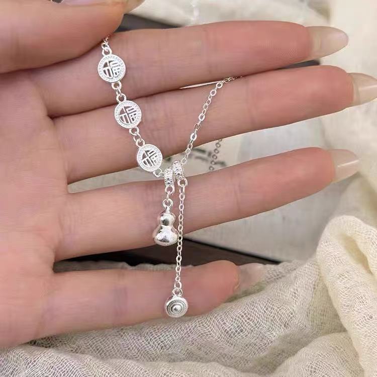 葫芦福牌项链无礼盒YZ038 2