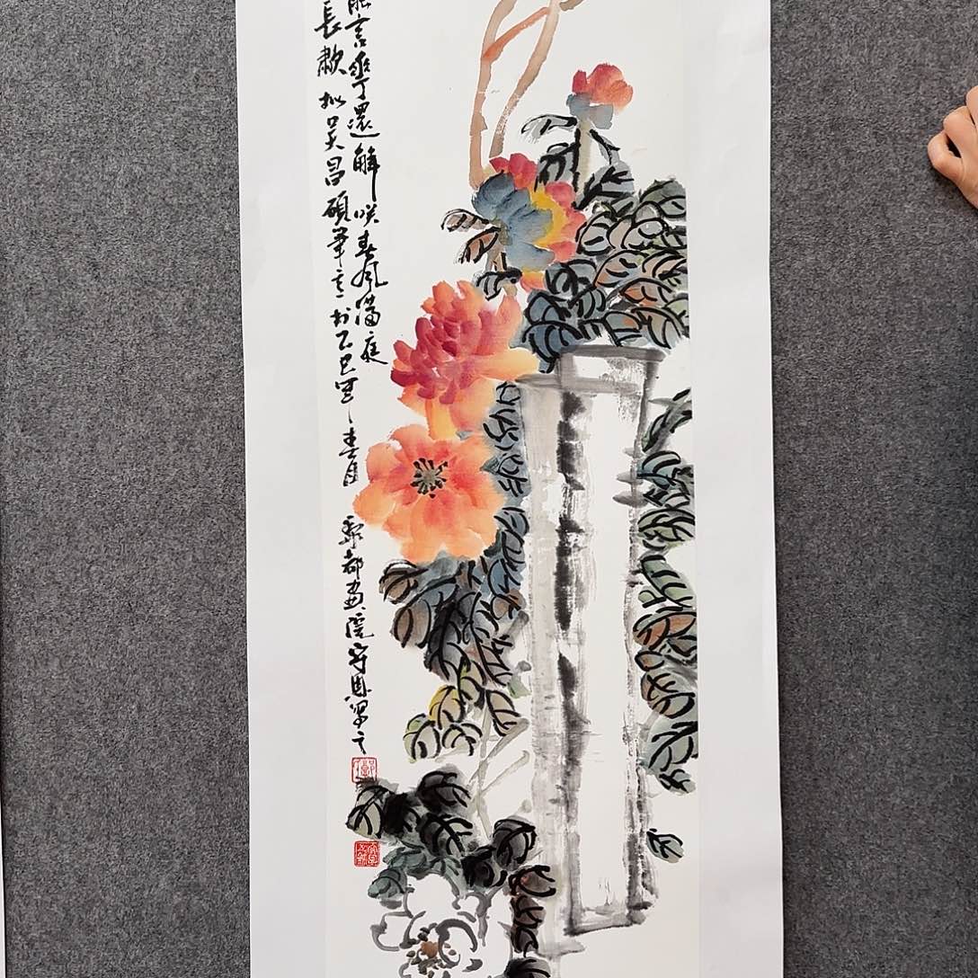 国画郭守恩老师手绘作品