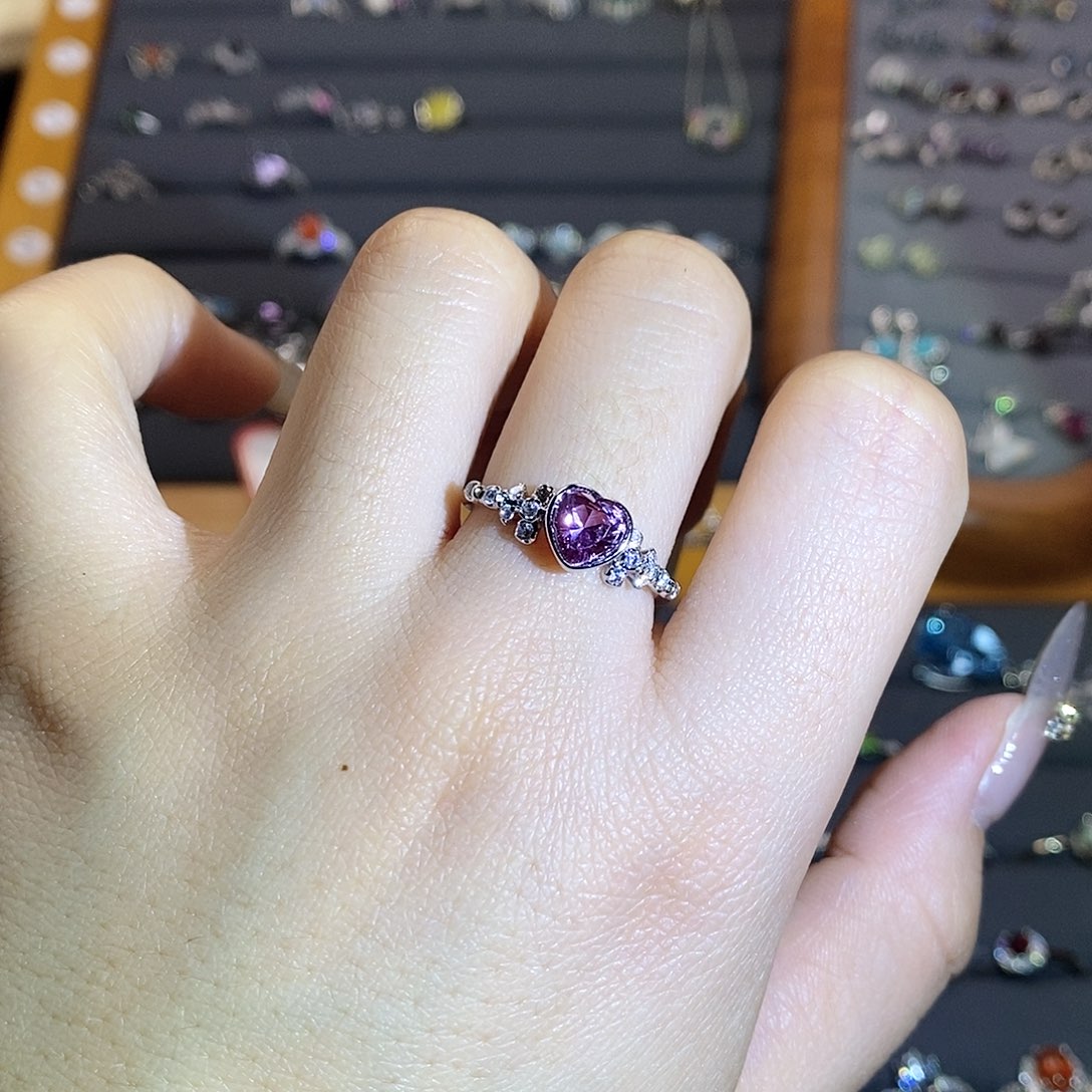 水晶手链银S925镶嵌A110。    