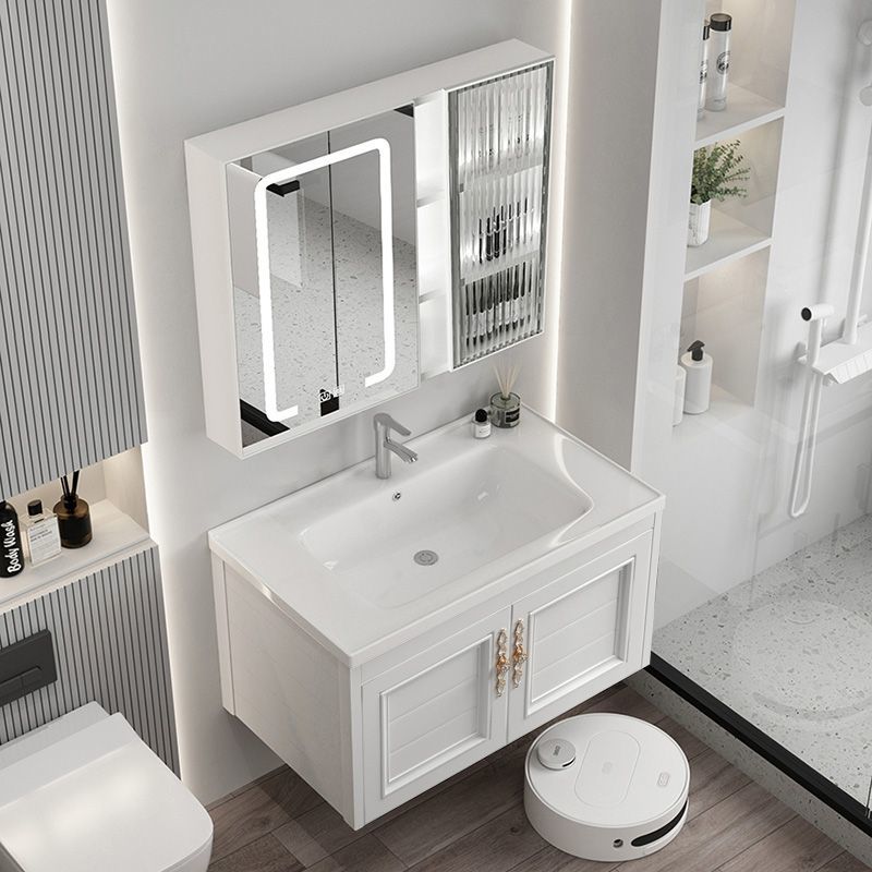 浴室柜卫生间阳台洗手盆柜组合挂墙式洗漱台面盆洗脸盆全套一整套