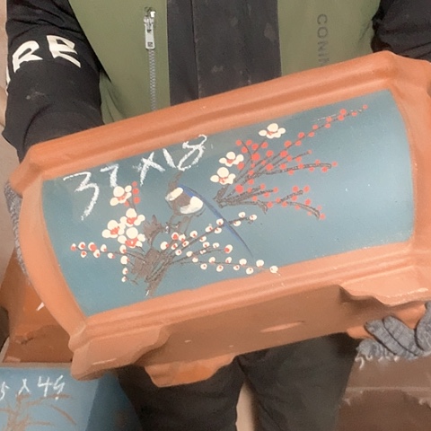 紫砂花盆手工制作