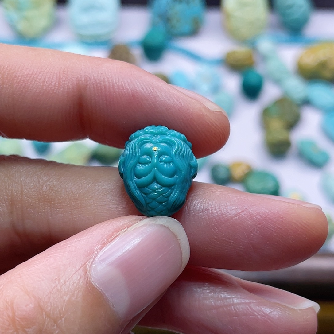 绿松石未镶嵌配饰