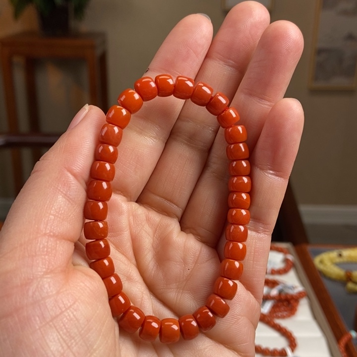 南红玛瑙手链未镶嵌南红7