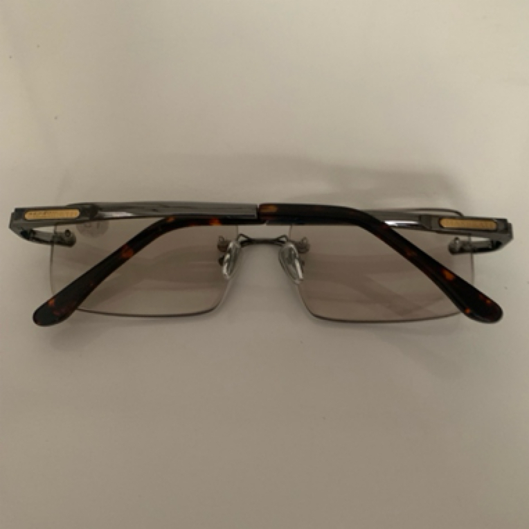 天然水晶茶色商务款石头眼镜1.5冰糖色开车钓鱼必备切边无框高档