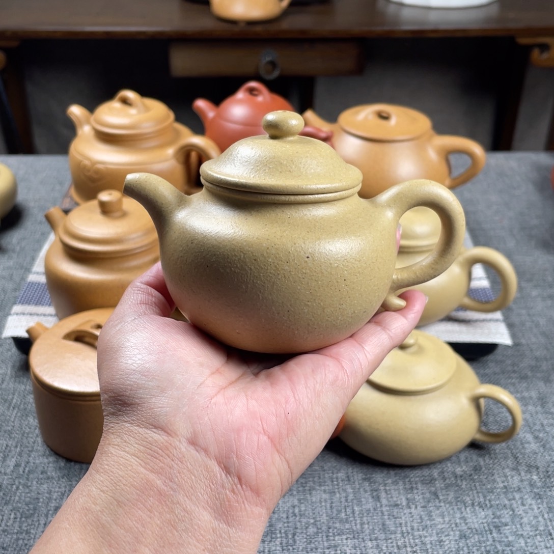 于***百茶壶紫砂本绿连子微瑕全手30目200