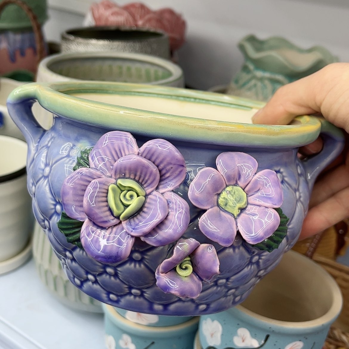 【闪购商品】陶瓷多肉绿植陶瓷花盆