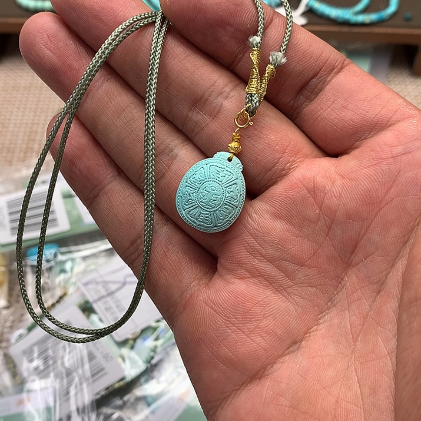 【闪购商品】未镶嵌绿松石颈饰13
