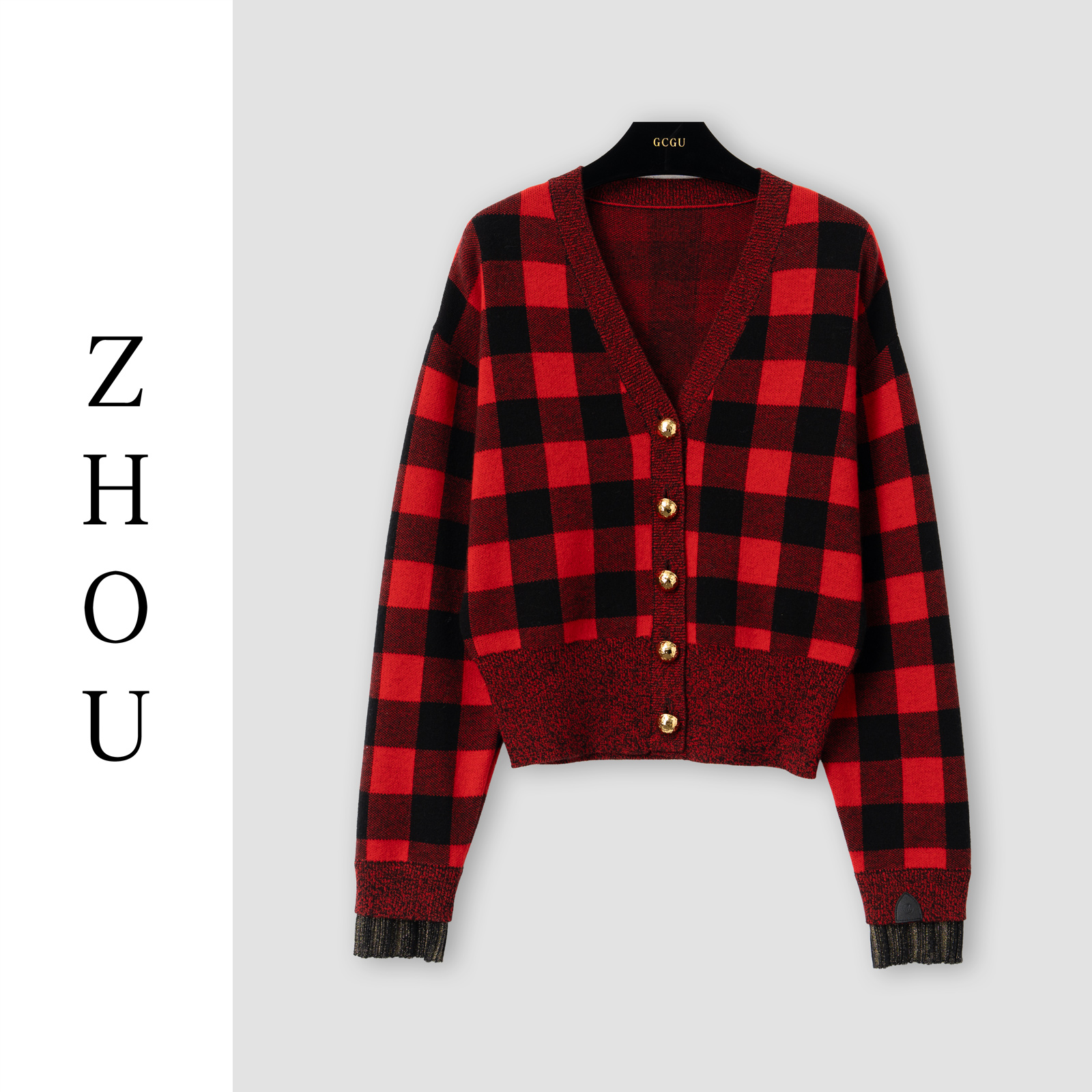 （周哥甄选）红色上衣-32152