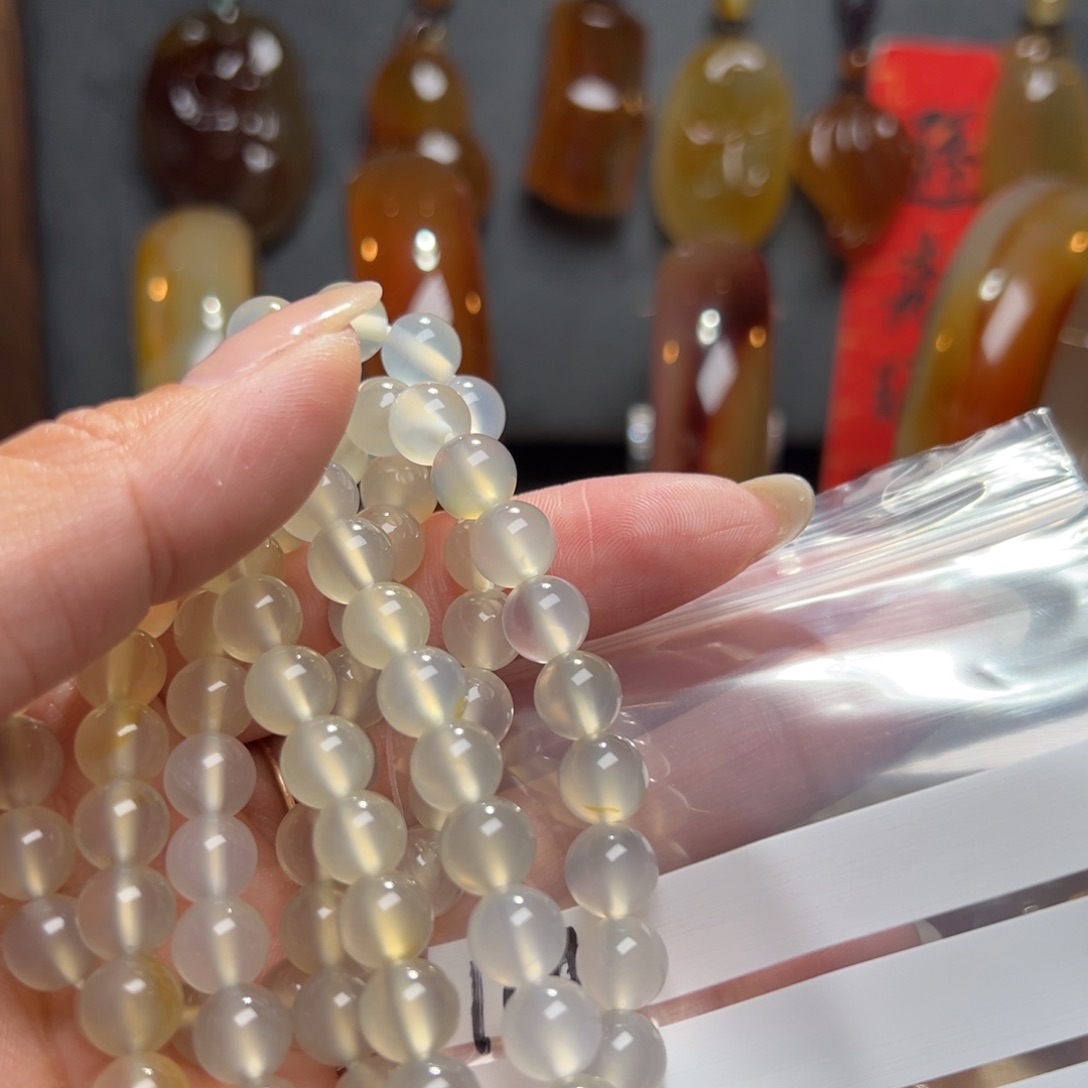 玛瑙/玉髓颈饰合金用****611