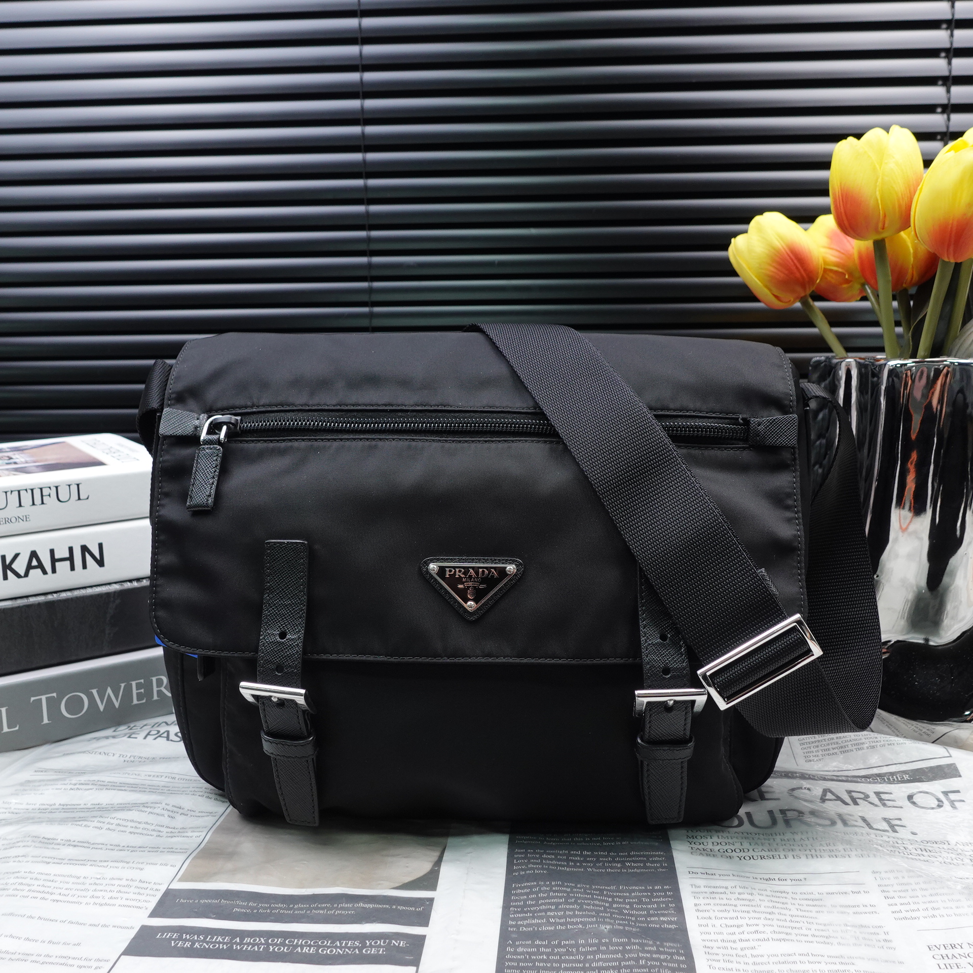 95新 Prada/普拉达 单肩包/T20323378