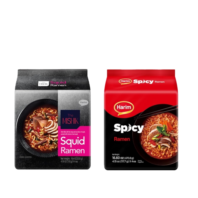 [26.2.5到期]韩国进口Harim夏林 江原道匠人高端拉面 辣味&海鲜味