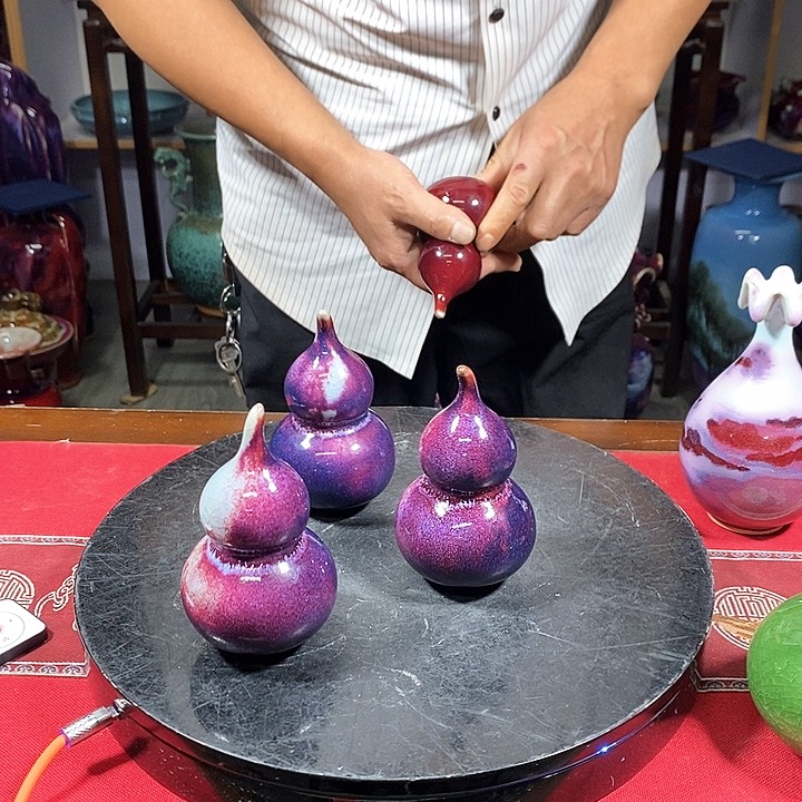 瓶中国神垕精品钧瓷