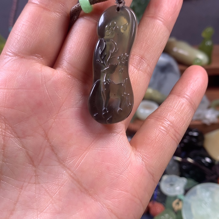 岫玉挂件未镶嵌挂件