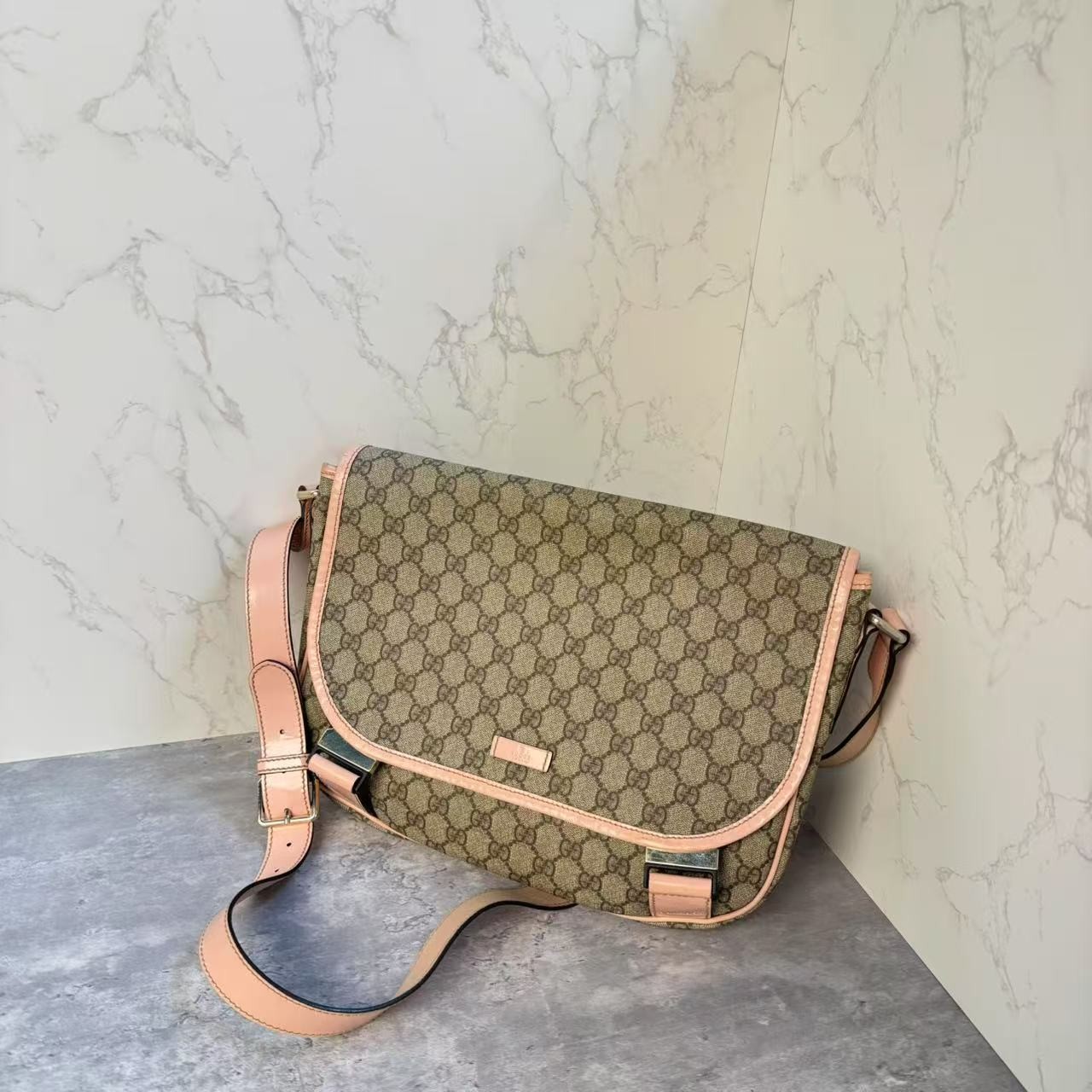 95新 GUCCI/古驰 乱乱子中古/女士/单肩包/107399