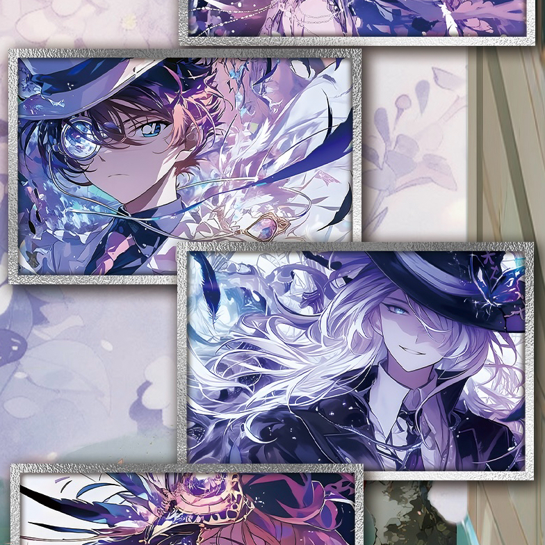 小鱼【玩法】潮集文创 名侦探柯南 亚克力色纸 国卡二创（默认代拆）