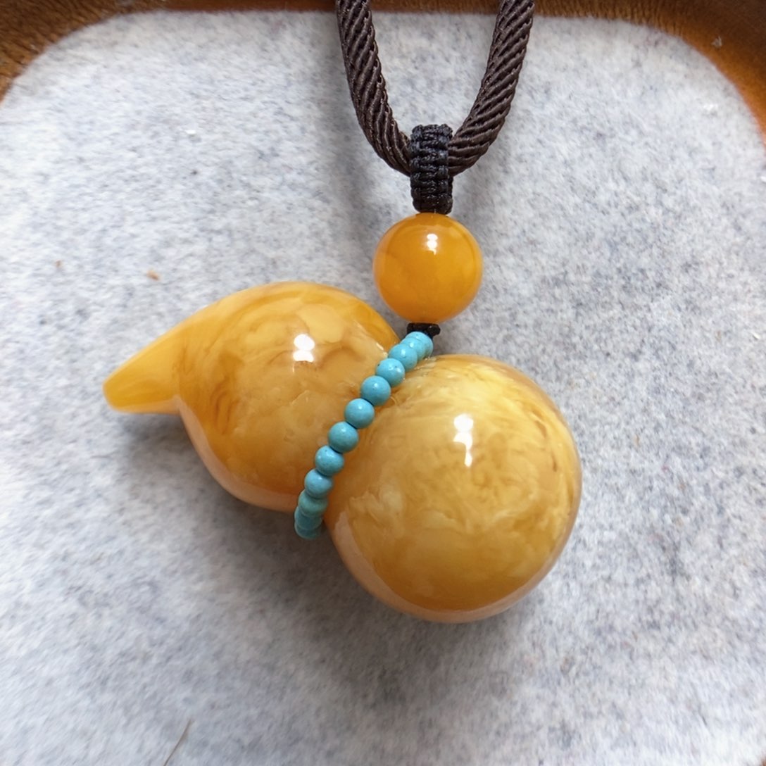 蜜蜡颈饰未镶嵌蜜蜡