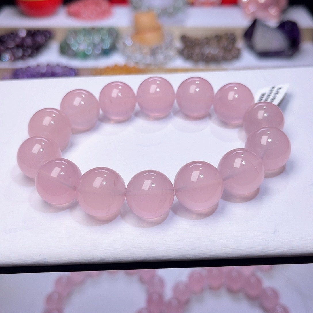 水晶手串未镶嵌希*希天然水晶16mm