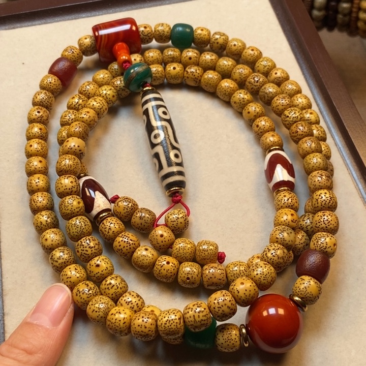 菩提把件未镶嵌星月菩提子