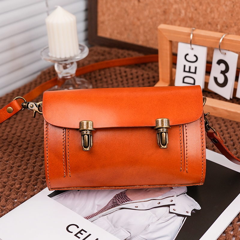 苏木直播 单肩包女士小包包百搭真皮简约复古个性休闲