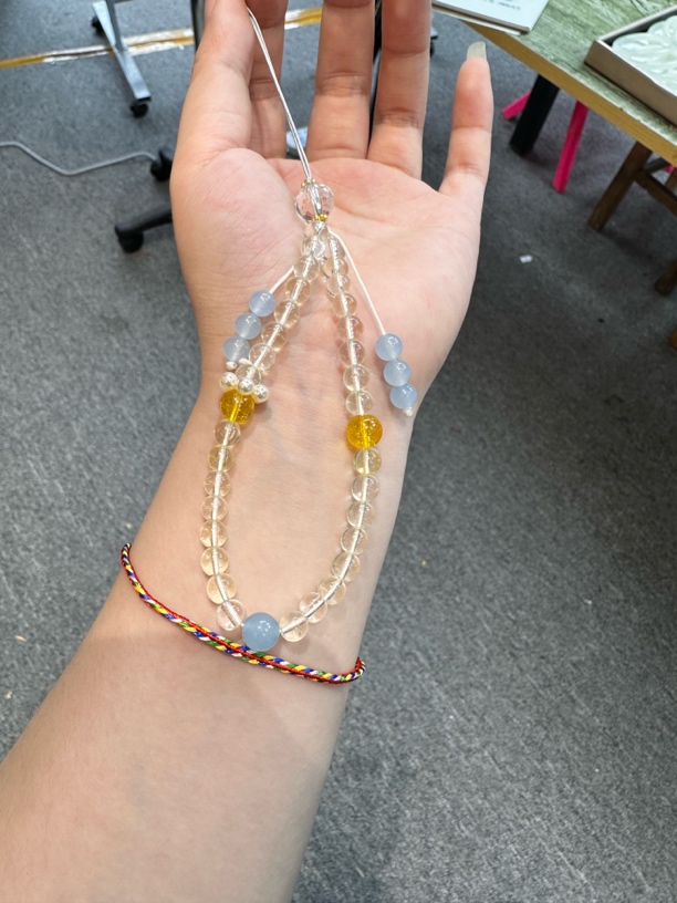 设计款卡6毫米白水手机挂