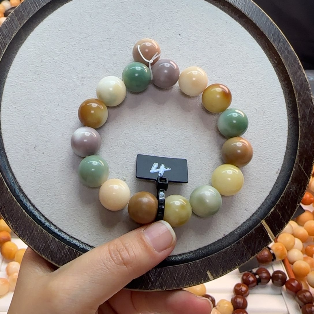 菩提根/象牙果手串卡15圆珠全品4