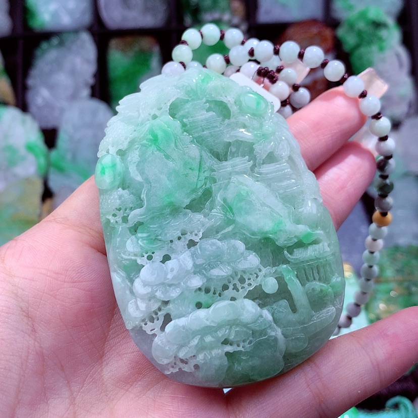 【闪购商品】翡翠颈饰未镶嵌1****1挂件