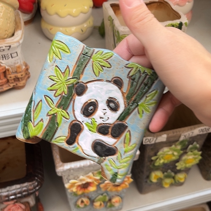 粗陶材质多肉花盆