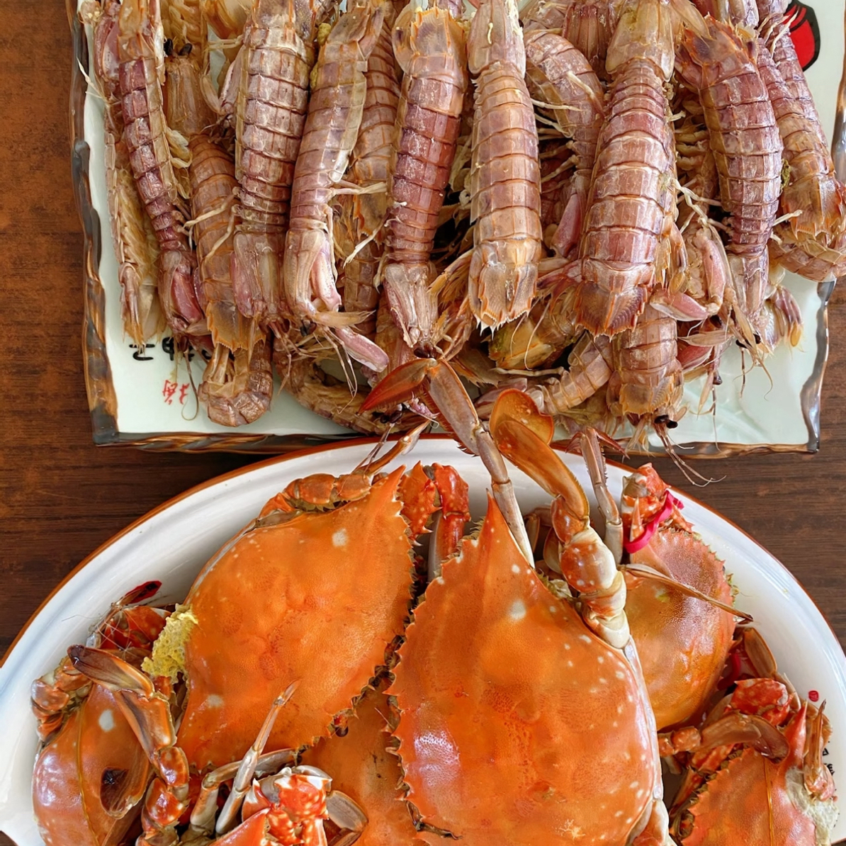 【双拼组合】大号鲜活皮皮虾+4-6两梭子蟹（保鲜不保活）1kg-3kg（掉腿属于正常）