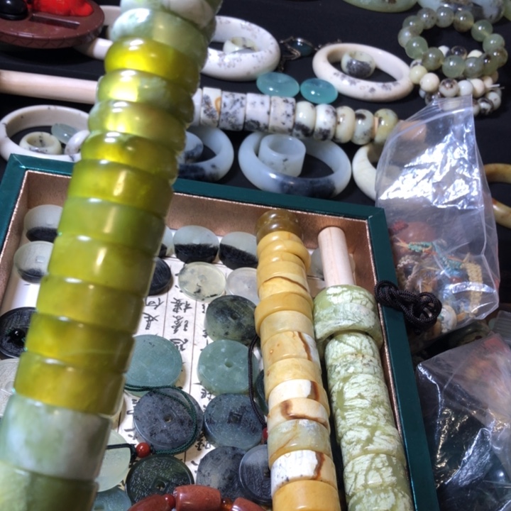 岫玉未镶嵌岫玉戒圈