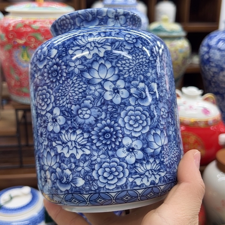 瓷片茶叶罐茶叶罐