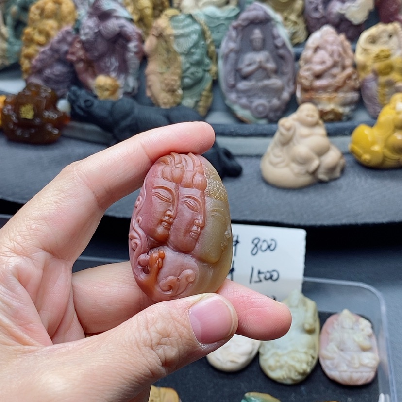 【闪购商品】定制石英质玉吊坠未镶嵌