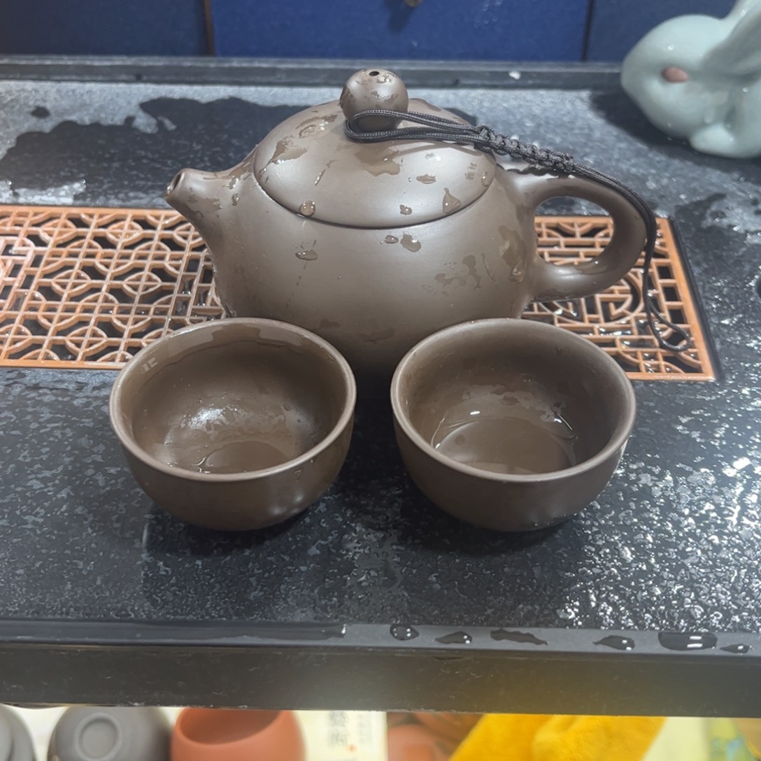 紫砂茶杯一壶6杯紫砂壶