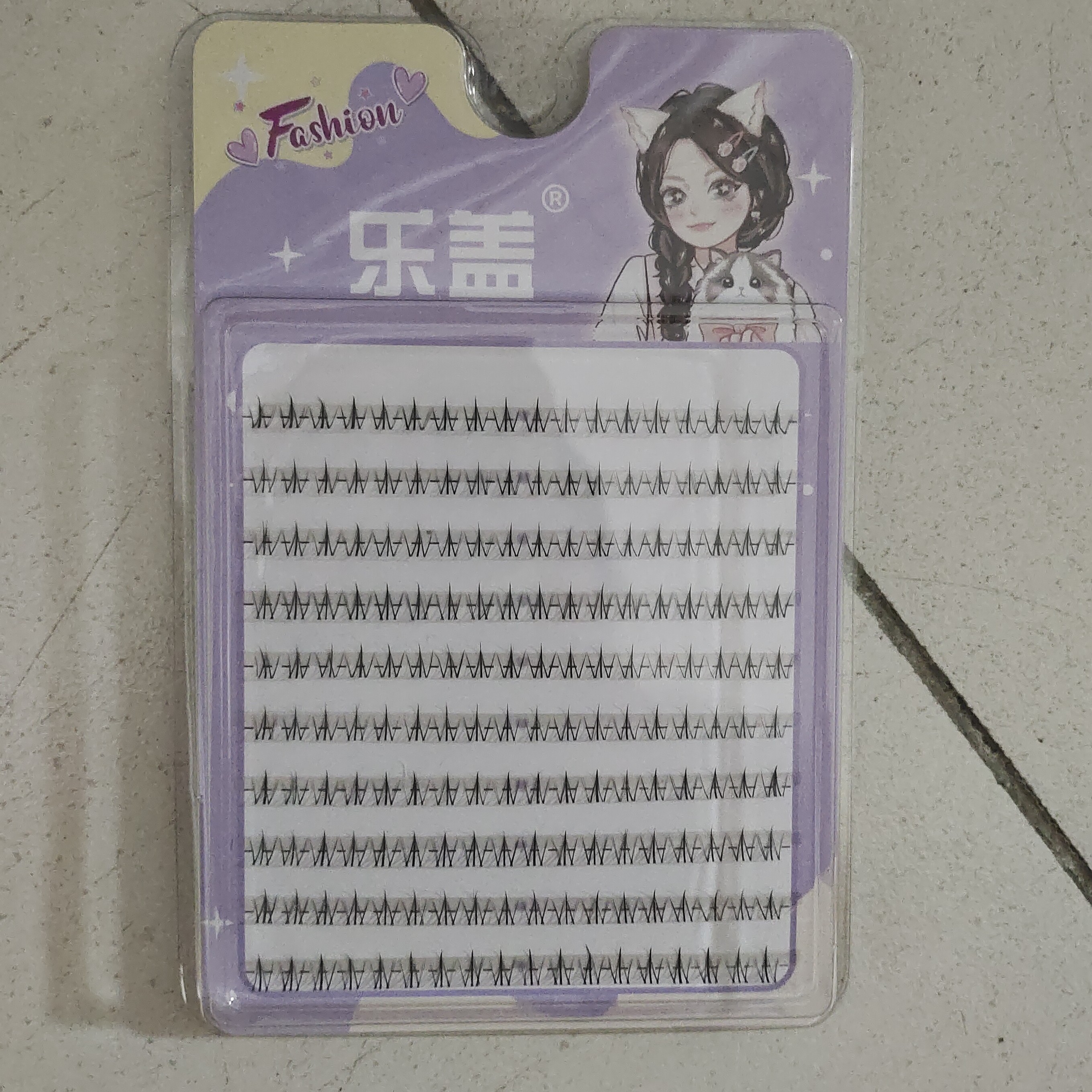 编号199  小火苗下睫毛 刷胶