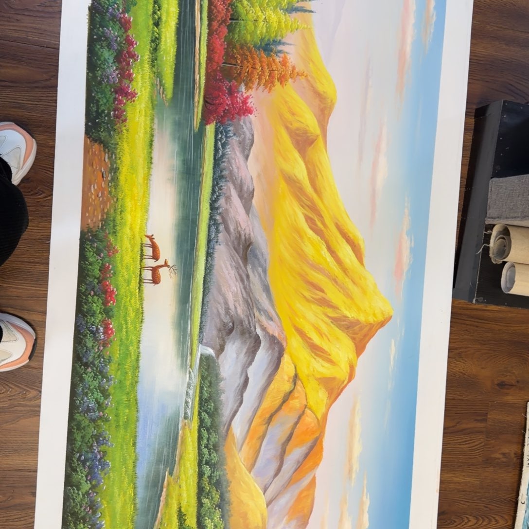 油画我也想要这样一款的小