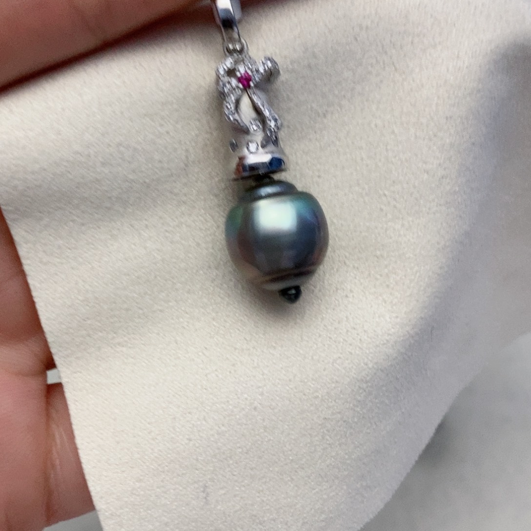 【闪购商品】海水珍珠颈饰银S925镶嵌36