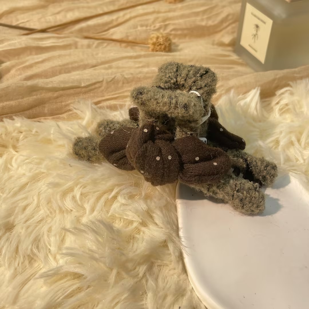 5咖色大抓夹半抓马尾抓气质时尚百搭简约小众温柔高弹品质ins