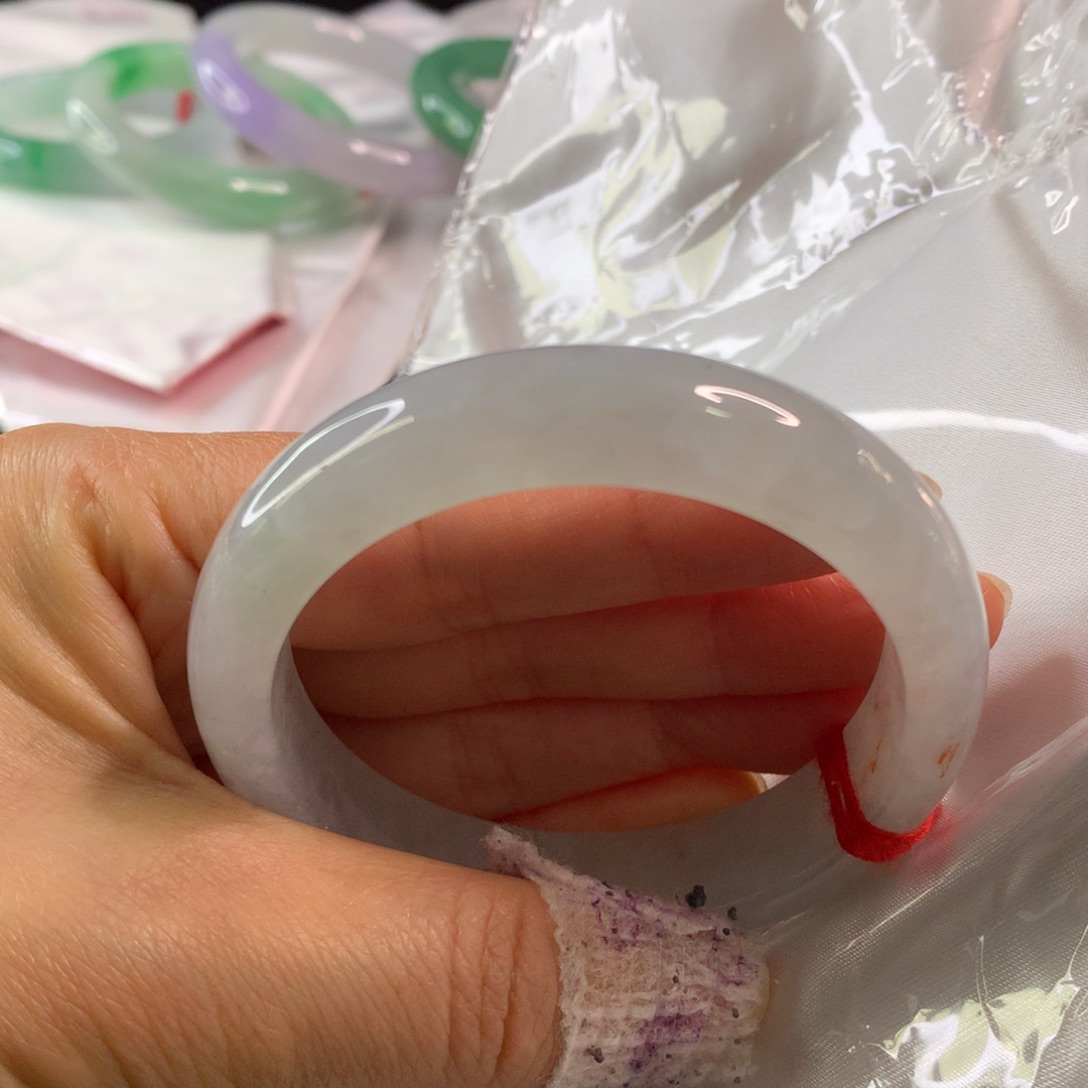 翡翠未镶嵌手镯翡翠手镯54