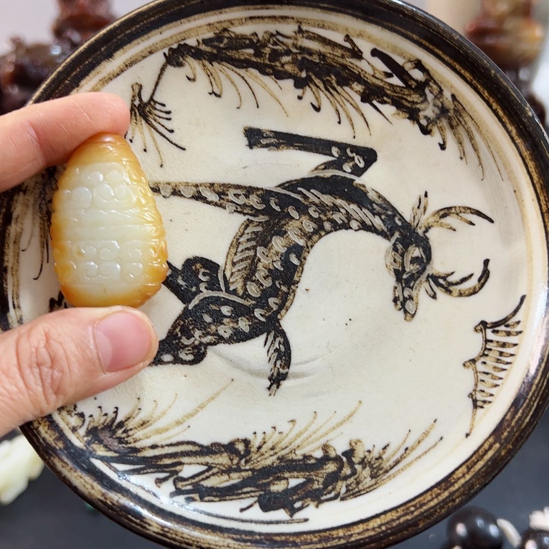 摆件湖***渔瓷器瓷器瓷器瓷器瓷器瓷器