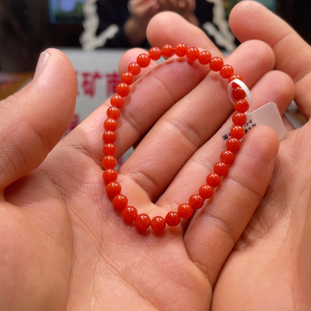 南红玛瑙滴子料单圈5+mm未镶嵌250115-4