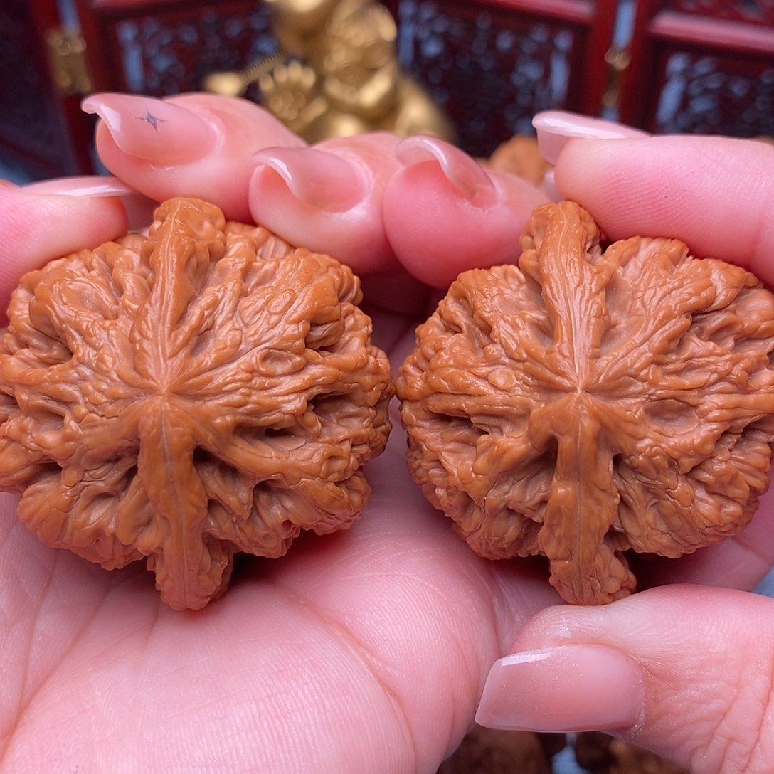 荷****把件文玩核桃45全粗筋