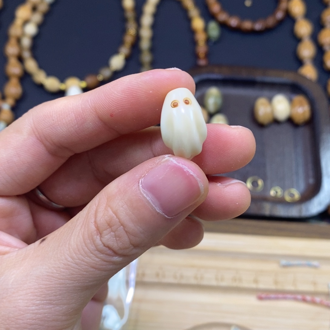 心***阳龙脊菩提手串龙脊菩提，白色幽灵