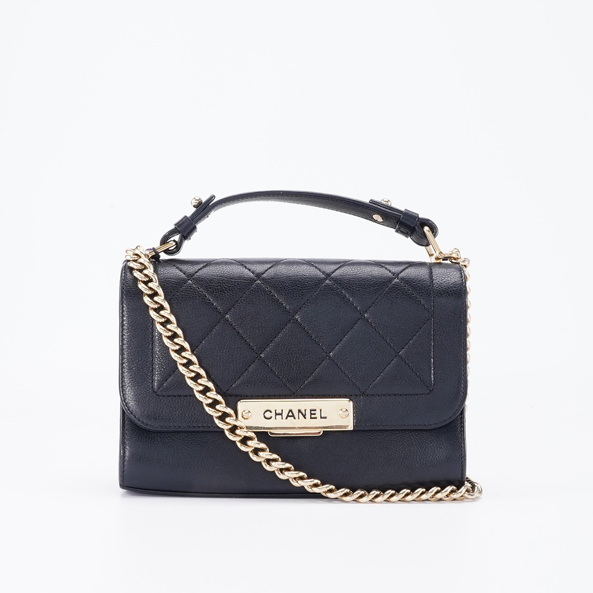 95新 Chanel/香奈儿 春节不打烊flapbag with handle邮差包小号/