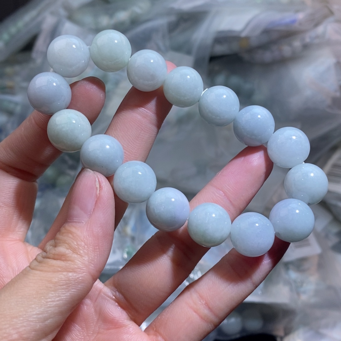 未镶嵌手串翡翠珠链