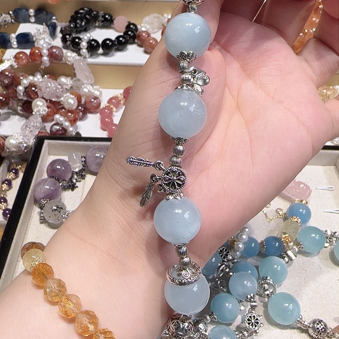 水晶手链未镶嵌把