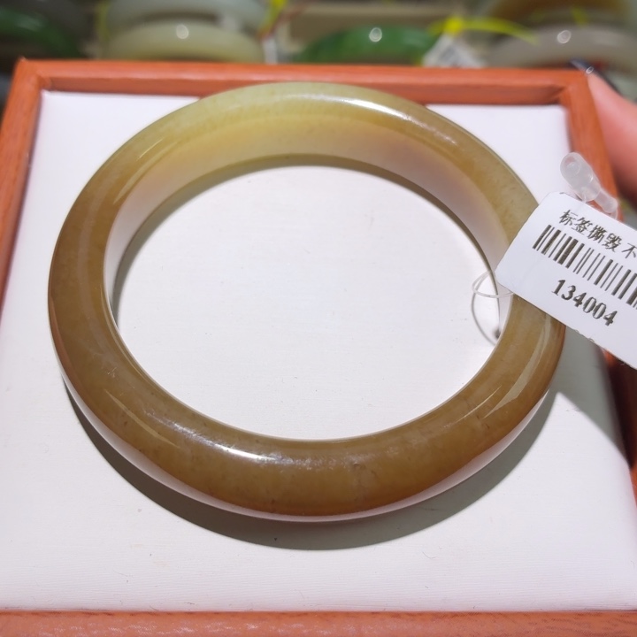 和田玉未镶嵌手镯 56 57