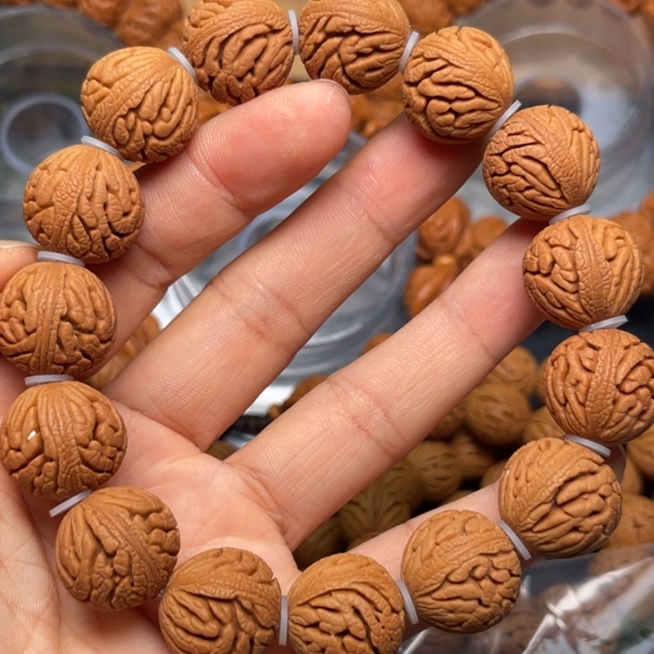 桃核手串龙纹桃核21