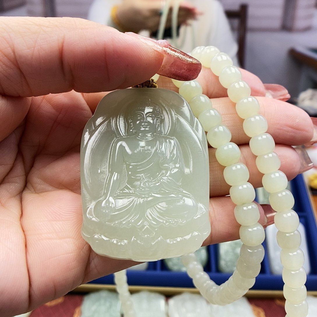 【闪购商品】和田玉颈饰未镶嵌桔*